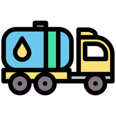 Oil Truck Icon