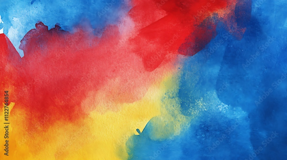 Aufkleber a smooth, flowing abstract ink on canvas with a large, clear area for text