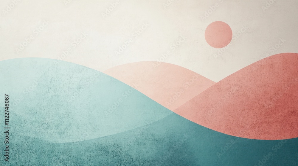 Poster minimalist background design featuring soft textures and clean compositions.