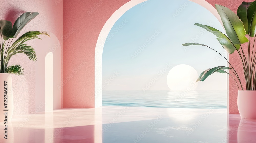 Poster minimalist background design featuring soft textures and clean compositions.