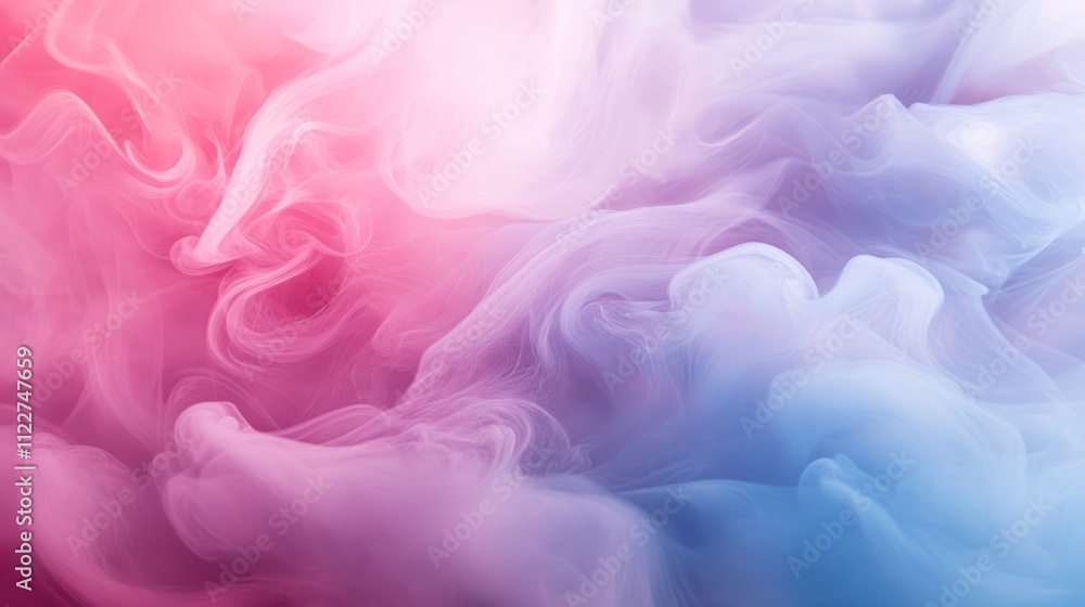Poster misty smoke effect with subtle gradients, creating a soft and atmospheric feel.