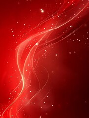 Red christmas background with stars