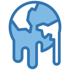 Obraz premium Global Warming Icon