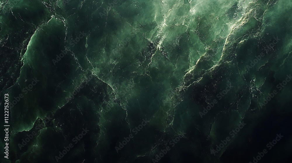Poster a smooth, polished jade background with a subtle sheen and a large space for text