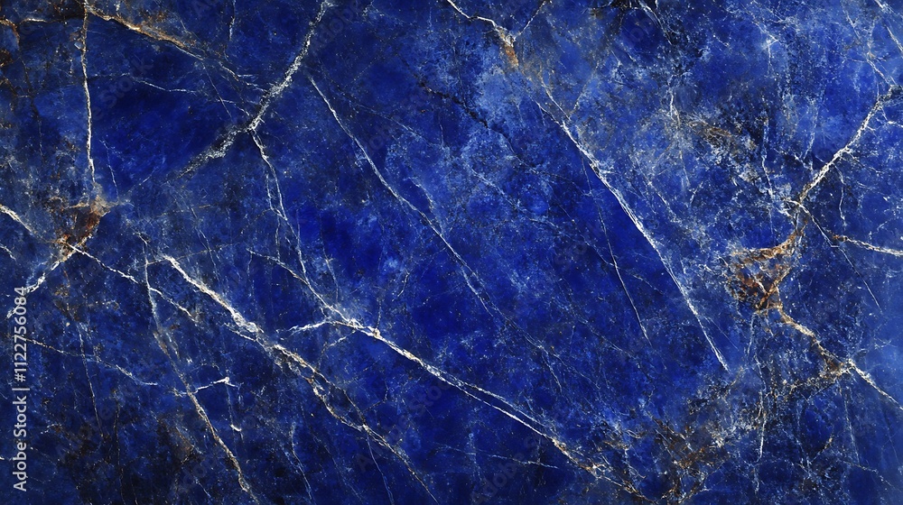 Poster a smooth, polished lapis lazuli background with a subtle sheen and a large space for text