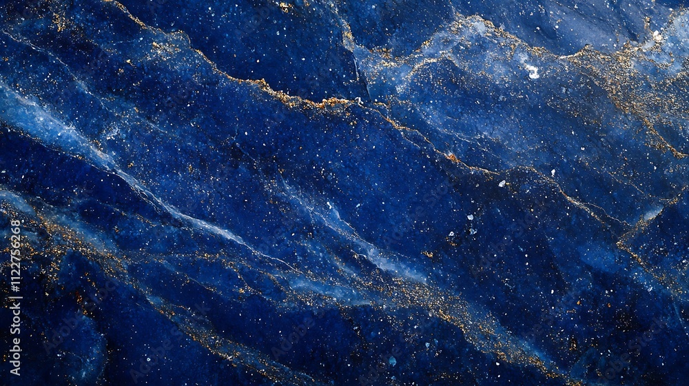 Poster a smooth, polished lapis lazuli background with a subtle sheen and a large space for text