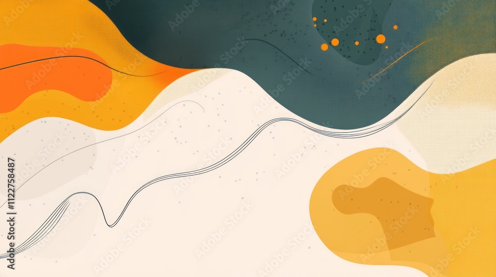 Poster dynamic background with flowing, organic lines and vibrant transitions for impactful visuals.