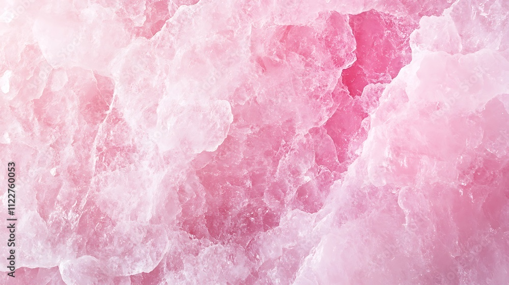 Poster a smooth, polished rose quartz background with a subtle texture and a large space for text