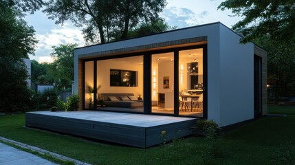 Small home design featuring smart space optimization and contemporary finishes,