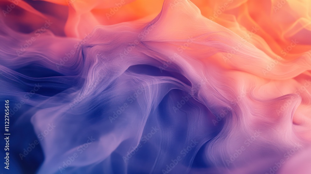 Poster smoke texture with layered depth, blending realistic details and smooth gradients.