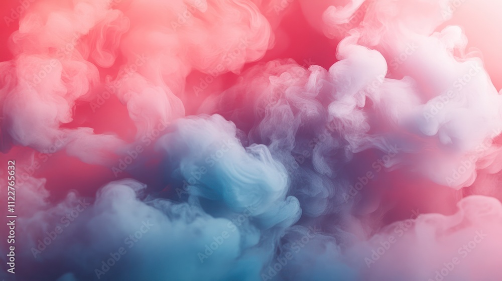 Poster smoke texture with layered depth, blending realistic details and smooth gradients.