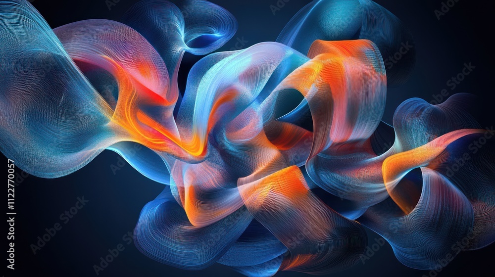 Aufkleber symbolic abstract communication networks designed for storytelling and cultural branding.