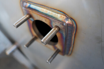 TIG weld with stainless steel