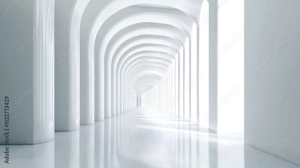 Poster white abstract backdrop for premium projects, emphasizing sleek and elegant elements.