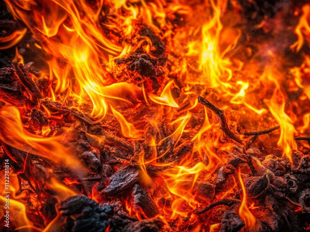 Poster captivating blaze fire flame texture background with dynamic sparks for stunning abstract visuals id