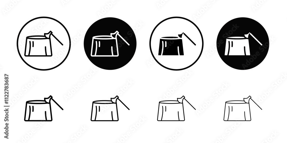 Poster Deforestation icon Outline vector for web ui