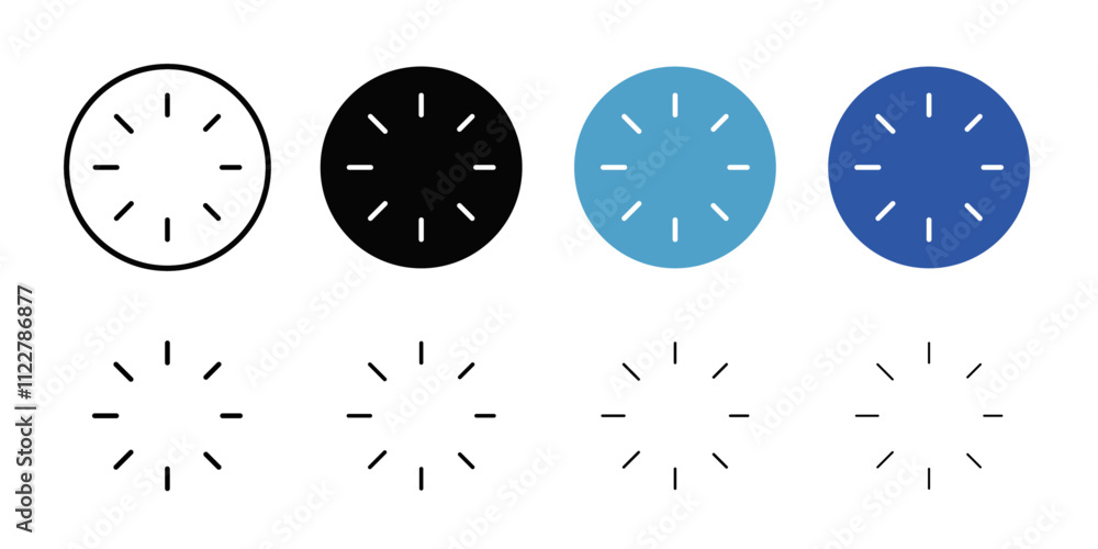 Poster processing icon Outline vector for web ui