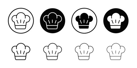 toque icon Outline vector for web ui