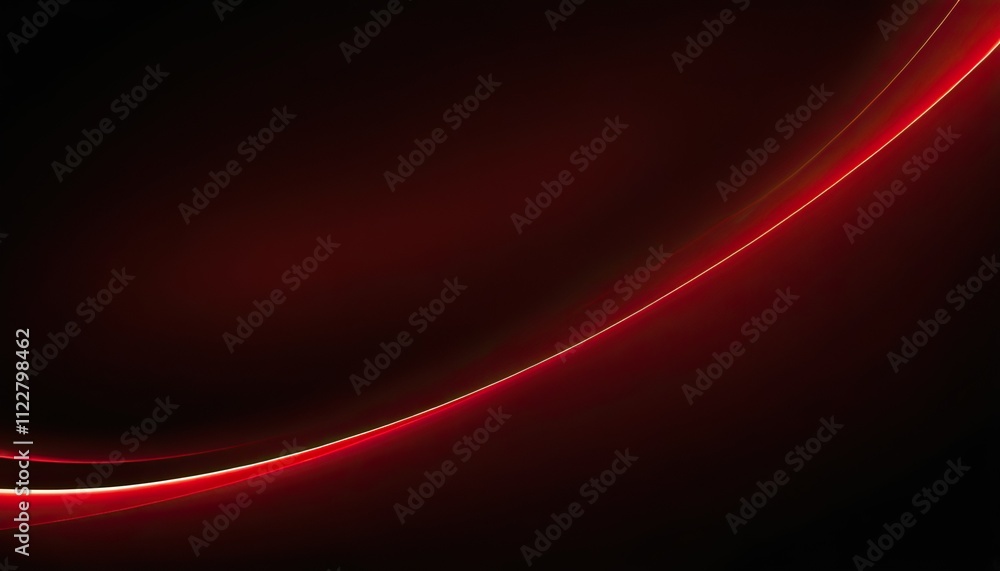 Poster abstract smooth red light streak wave background abstract red fractal wave technology background 222