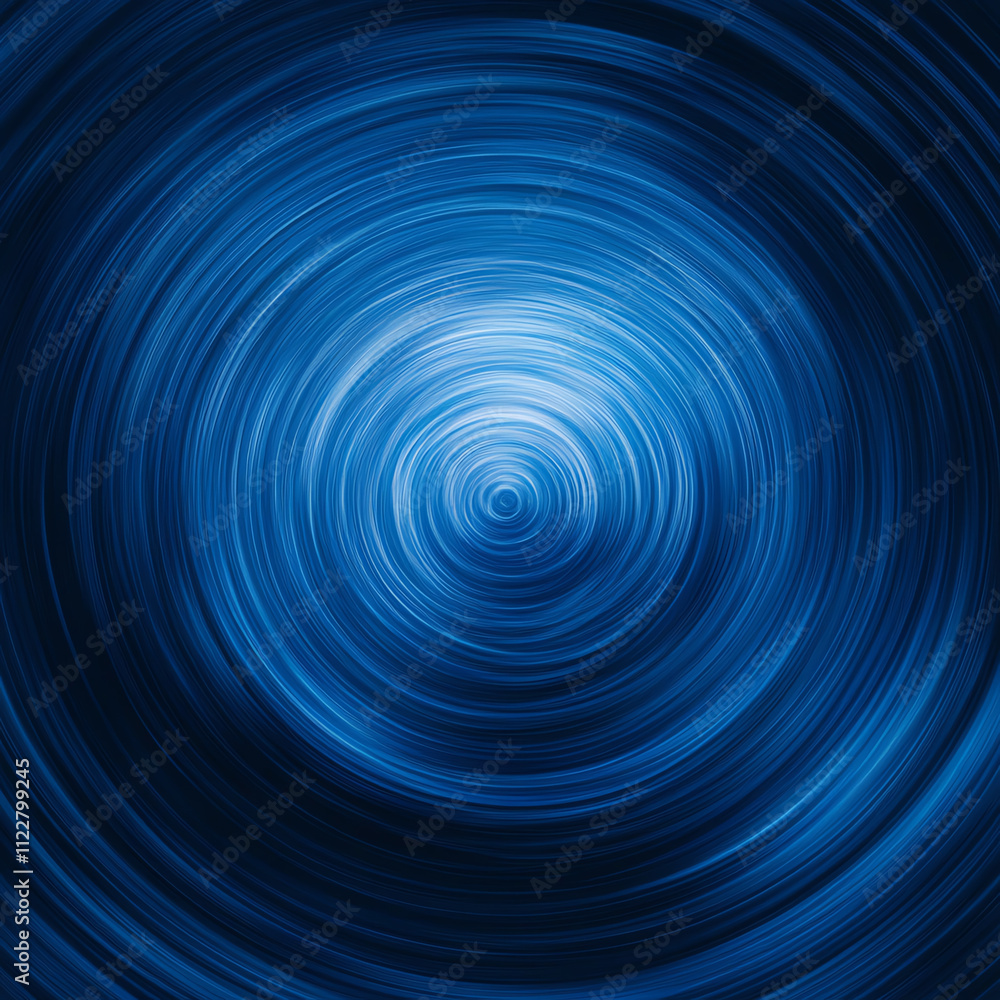 Aufkleber a mesmerizing blue swirl pattern creating a sense of motion and depth.