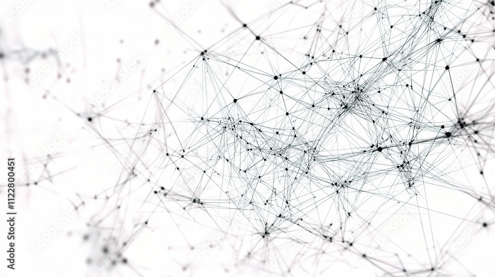 Poster abstract wireframe background for big data visualization concepts