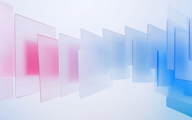 Abstract 3d glass background

