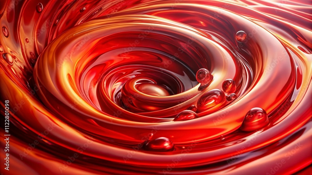 Poster captivating liquid red animated background for dynamic visuals and stunning effects in digital media