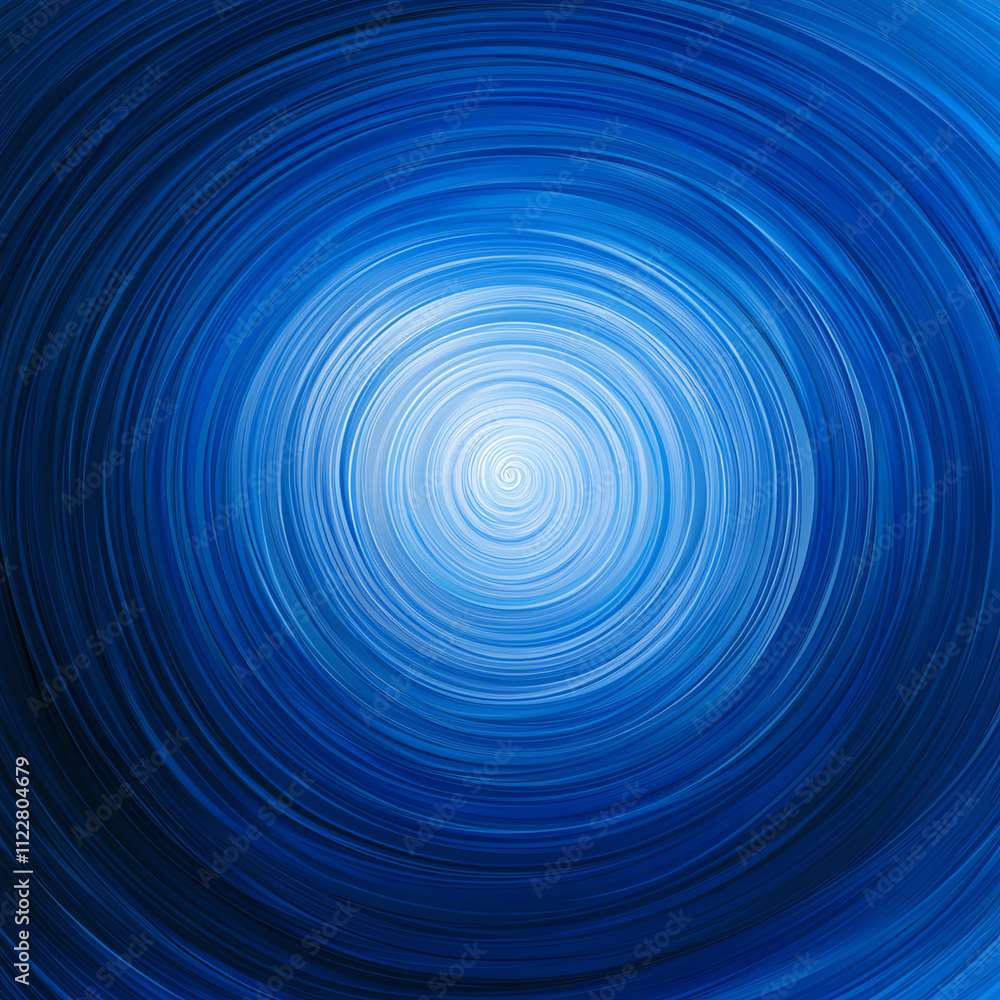 Aufkleber abstract swirls of blue create a serene and calming visual experience.