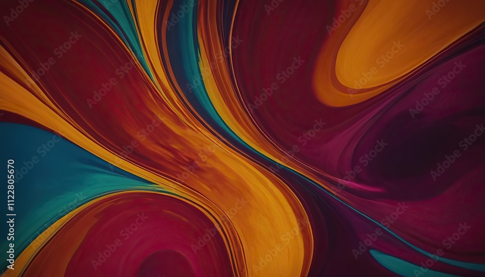 Poster modern colorful flow background wave color liquid shape abstract design. abstract background with co