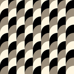 Obraz premium Minimal geometric element seamless pattern background.