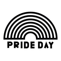 Obraz premium LGBT solidarity tolerance line icon. LGBT society