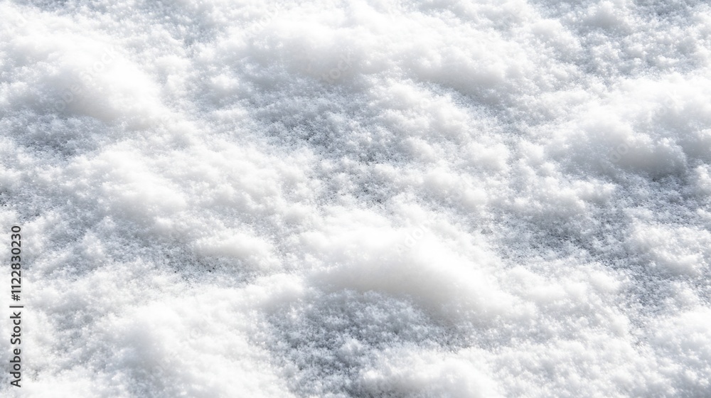 Poster pristine fresh snow surface with soft light for winterthemed background designs : generative ai