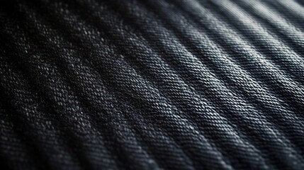 Fototapeta premium Abstract Sleek Black Carbon Background with Texture and Depth