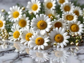 Obraz premium daisies in a vase