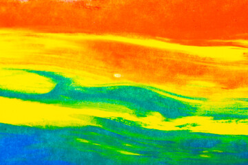 Abstract Watercolor Gradient with Vibrant Colors