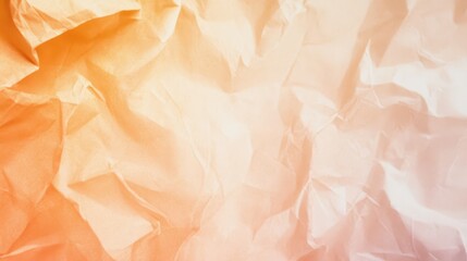 Fototapeta premium Abstract arrangement of layered torn beige paper sheets, creating a textured and organic wavy pattern.