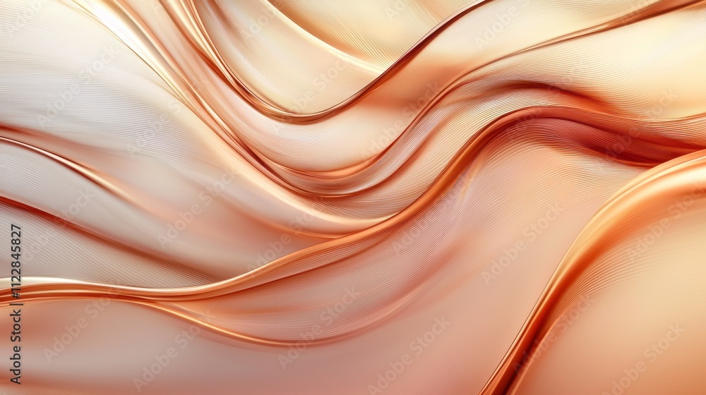 Poster soft waves of mocha texture create a captivating display of elegance and warmth, perfect for contemp