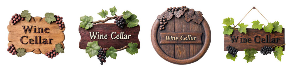 Rustic wine cellar signs charming decor