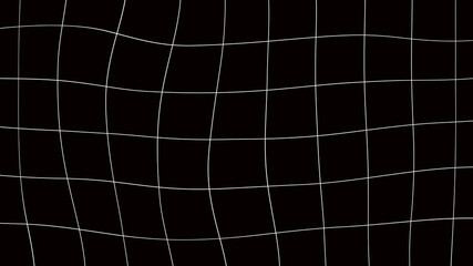 digital black and white distorted dynamic graphic grid animated background
