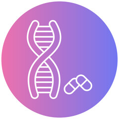 Biotech Medicine Icon for Modern Healthcare