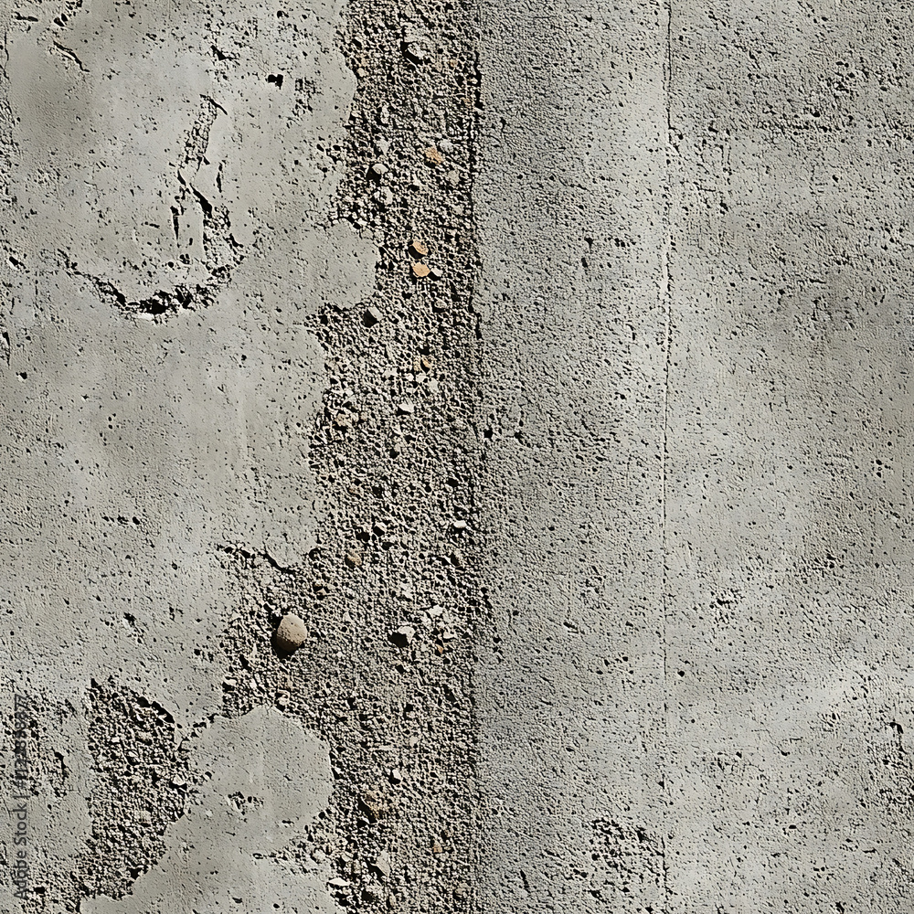 Poster smooth concrete texture with seamless design, featuring subtle variations and small stones embedded.