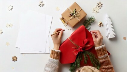 Illustrator background and resources for presentation in Christmas and New Year concepts.