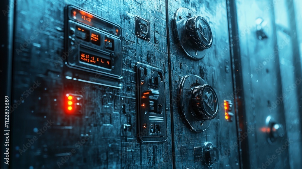 Poster Cyber defense strategies remote monitoring and risk management for preventing security breaches in digital spaces