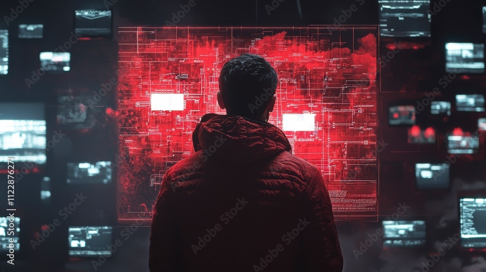 Poster Cybersecurity threats and protection strategies in a digital surveillance environmenta visual insight
