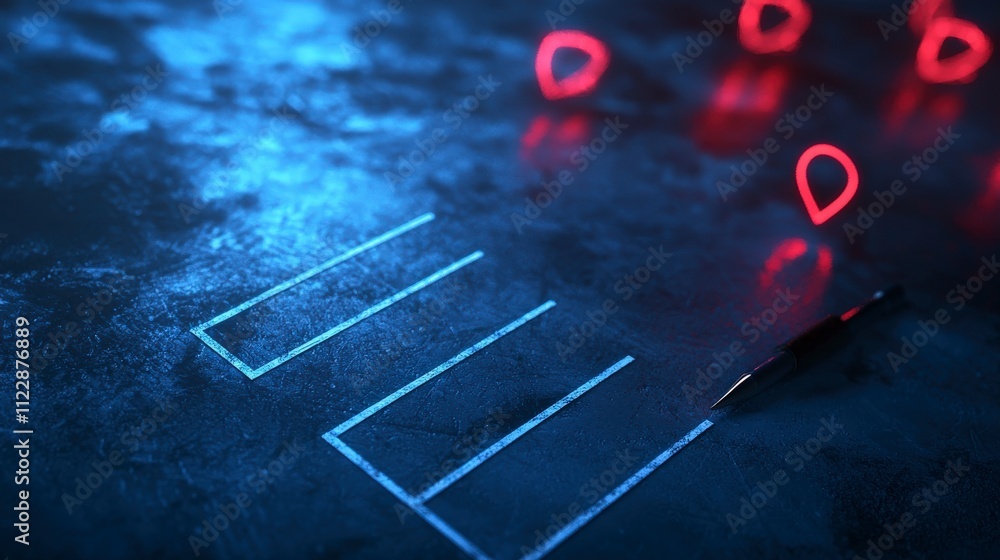 Poster Identifying security risks and vulnerabilities digital environment 3d visualization cybersecurity abstract conceptual art