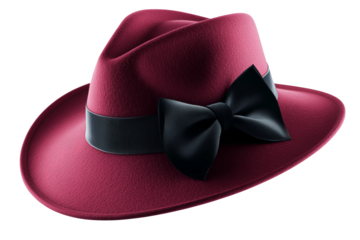 pink hat isolated on white background