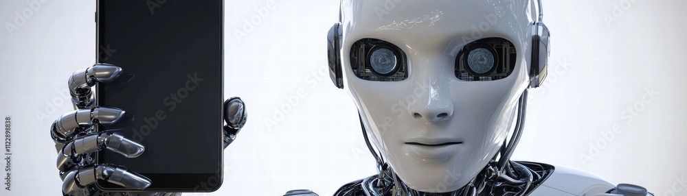 Poster revolutionary ai mobile apps for appointment scheduling in a high-tech digital environment
