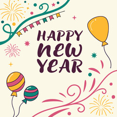 happy new year background