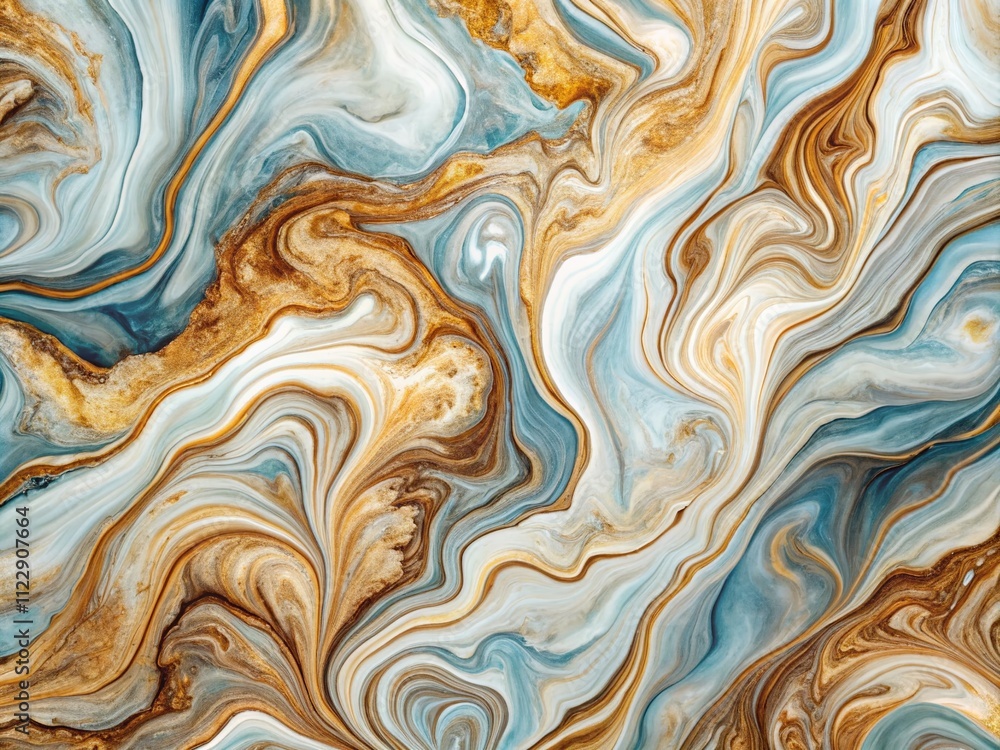 Poster elegant marble pattern with copy space for design projects, showcasing fluid lines and rich textures