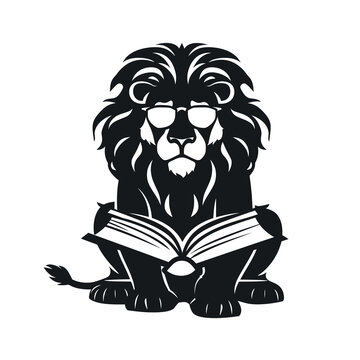 recommend clip art: li reading silhouette vector illustration